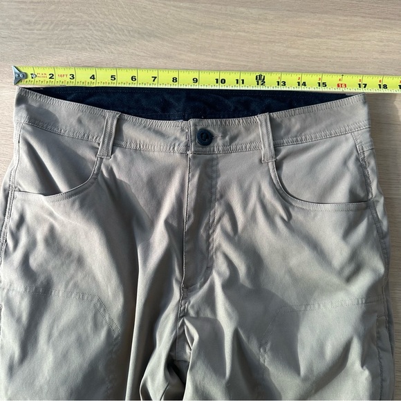 Orvis Fleece Lined Khaki Pants Mens 34 x 29 Outdoor Hiking Winter Softshell Tan - Picture 11 of 13